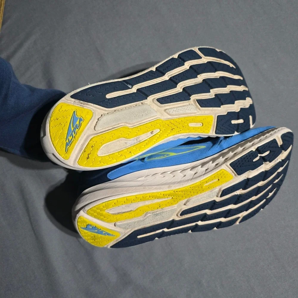 FLAWS Altra Torin 7 Running Shoes Mens 12.5 Blue AL0A82C4440 Zero Drop Athletic